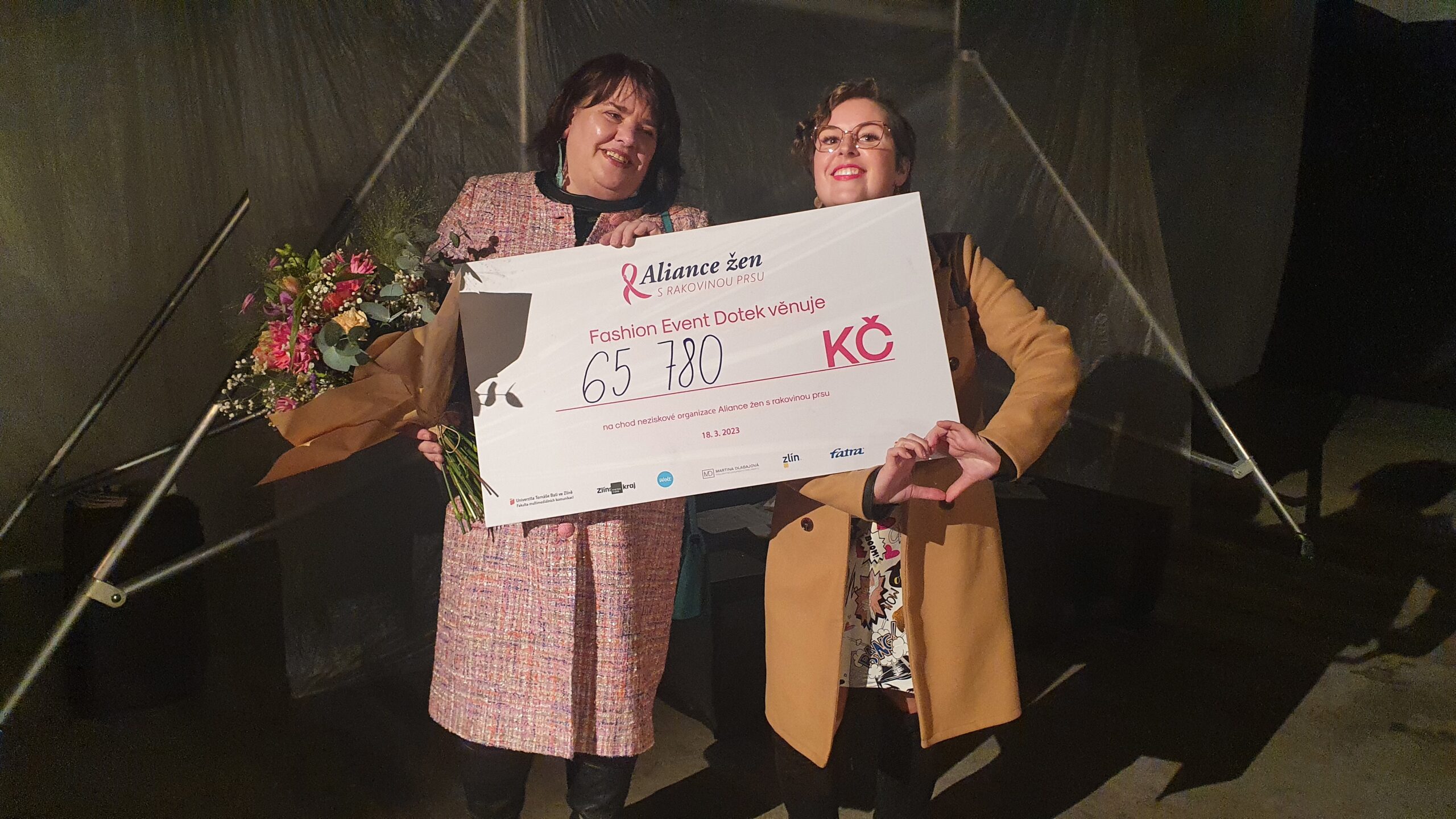 Charitativní aukce přinesla 65 780 -Kč.