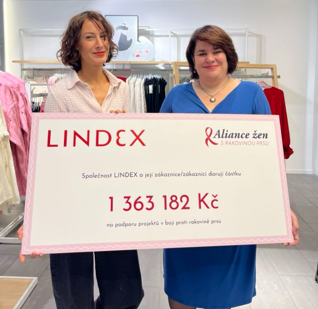 Děkujeme Lindexu za dar ve výši 1 363 182 Kč.