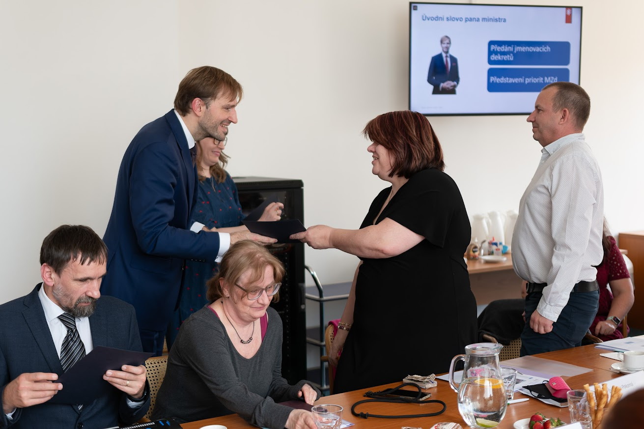 Naše ředitelka v pacientské radě ministra zdravotnictví ČR